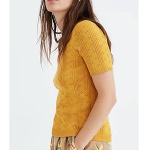 Madewell Pointelle Sweater Top